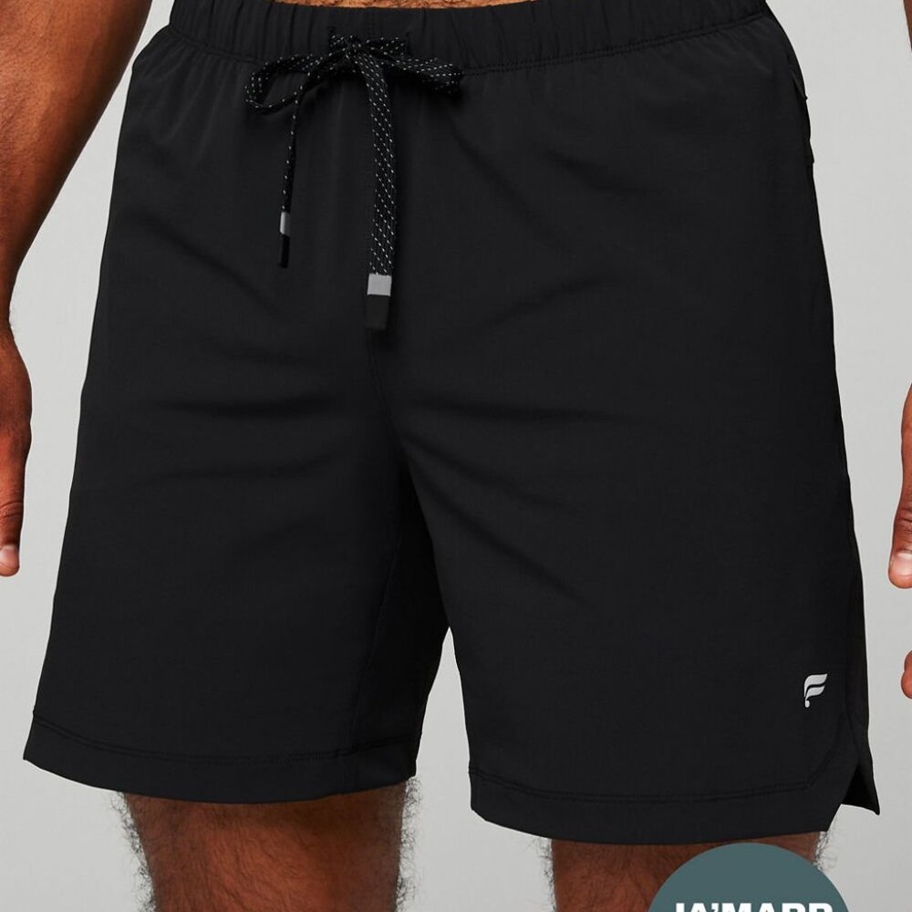 Fabletics Men's Large Black One 5" Unlined Shorts